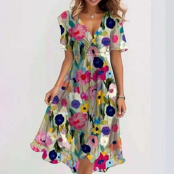 Linnea – Rochie de Vară Elegantă din Material Respirabil, Croială Lejeră