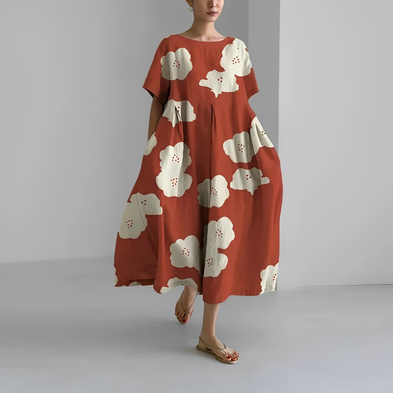 Flaurien – Rochie de vară damă, croială ajustată, material ușor și respirabil