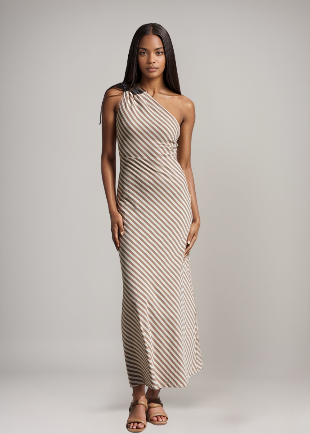 Rocia™ | Rochie de vară în dungi cu accent elegant