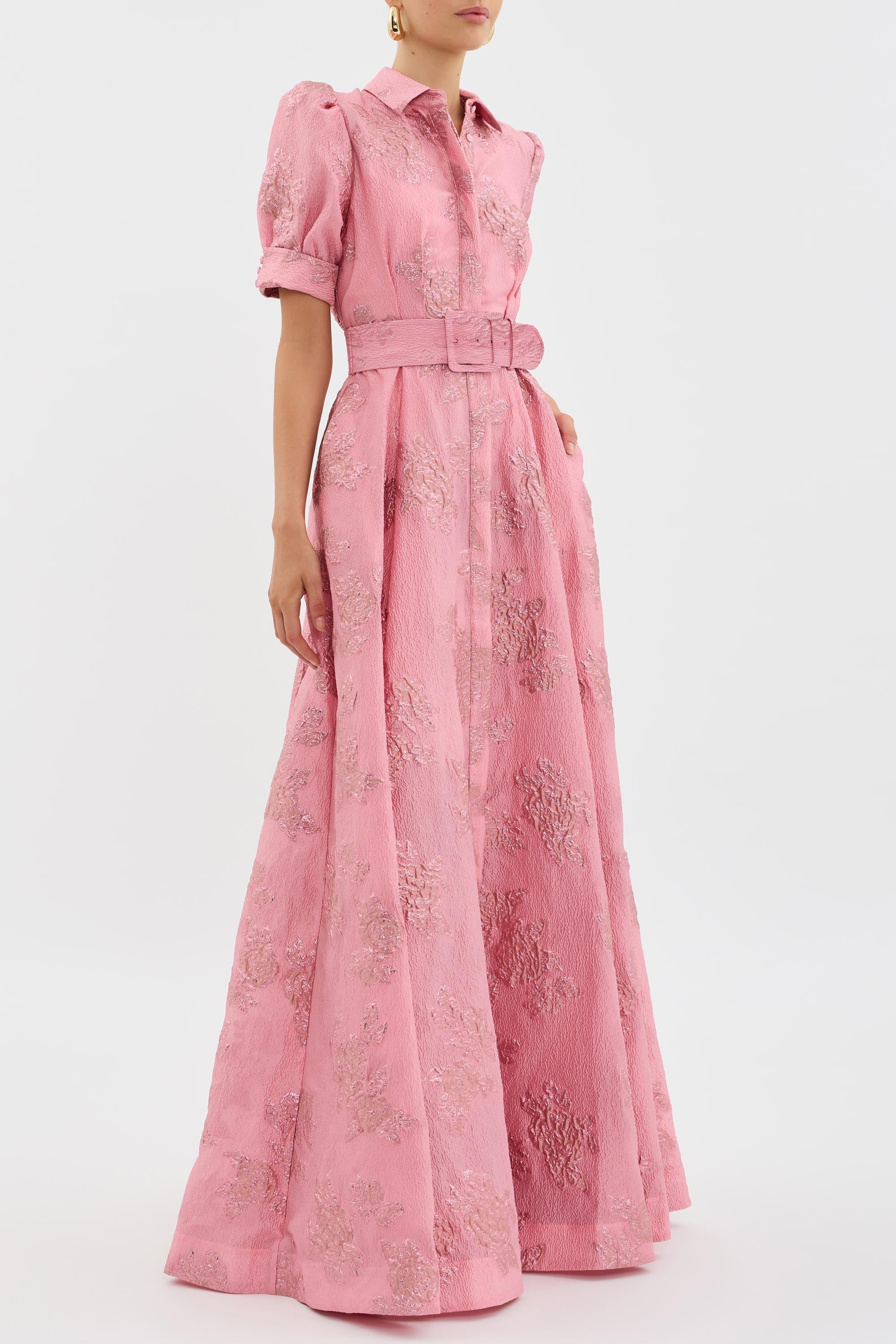 Rebecca - Rochie cu Mâneci Scurte Puff