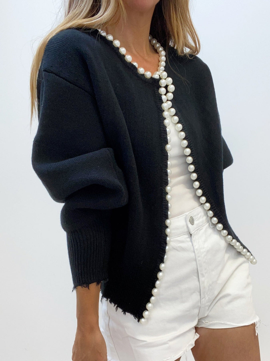 Kalina | Cardigan Chic cu Perle