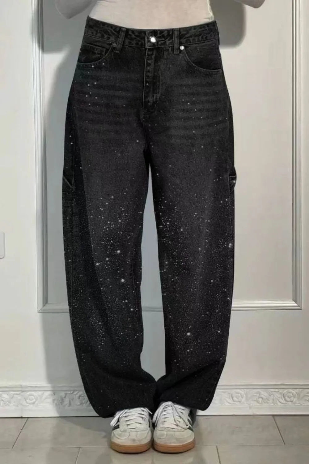 Luminile Nordului | Pantaloni Denim Carpenter Balloon