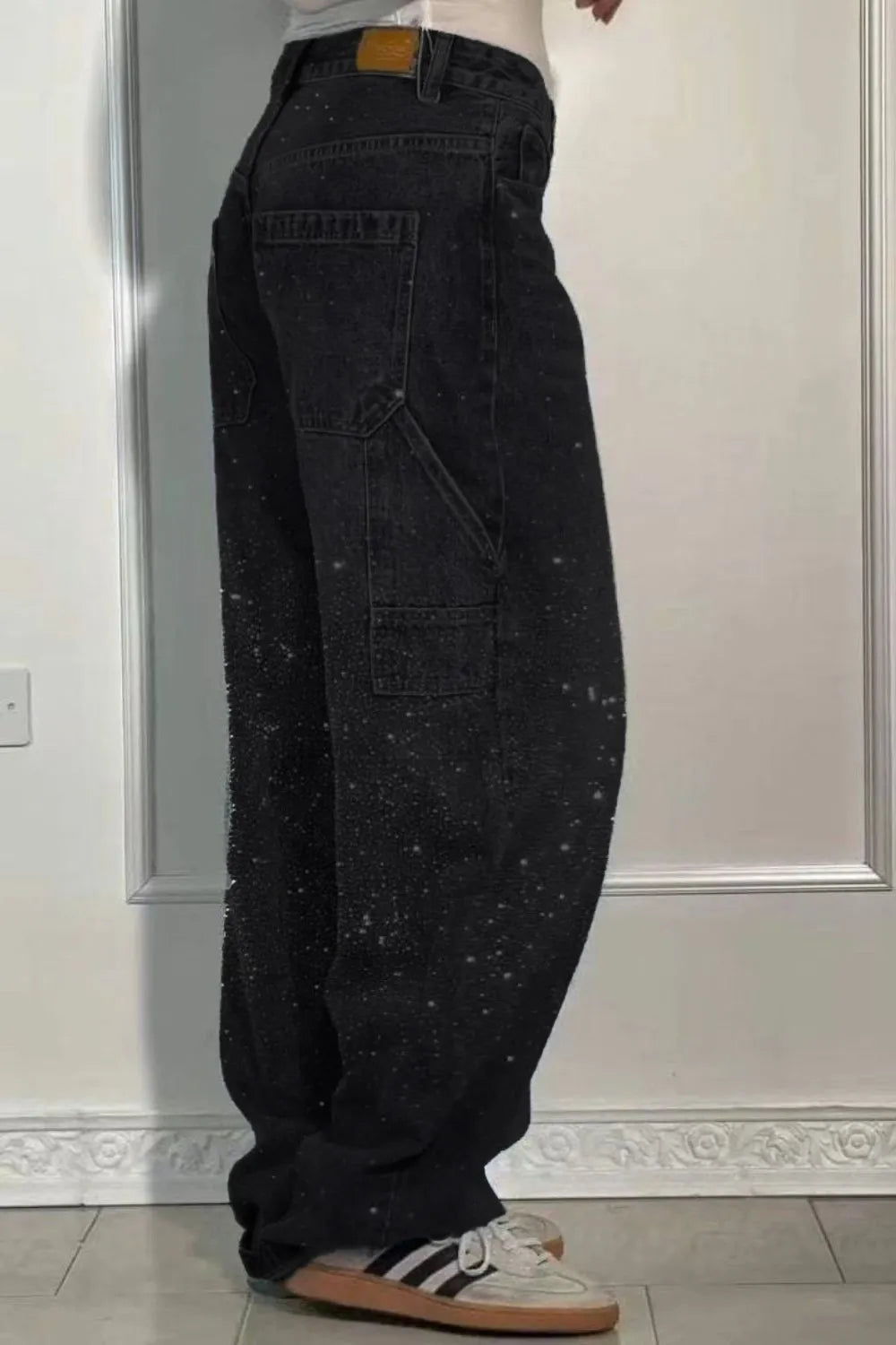Luminile Nordului | Pantaloni Denim Carpenter Balloon