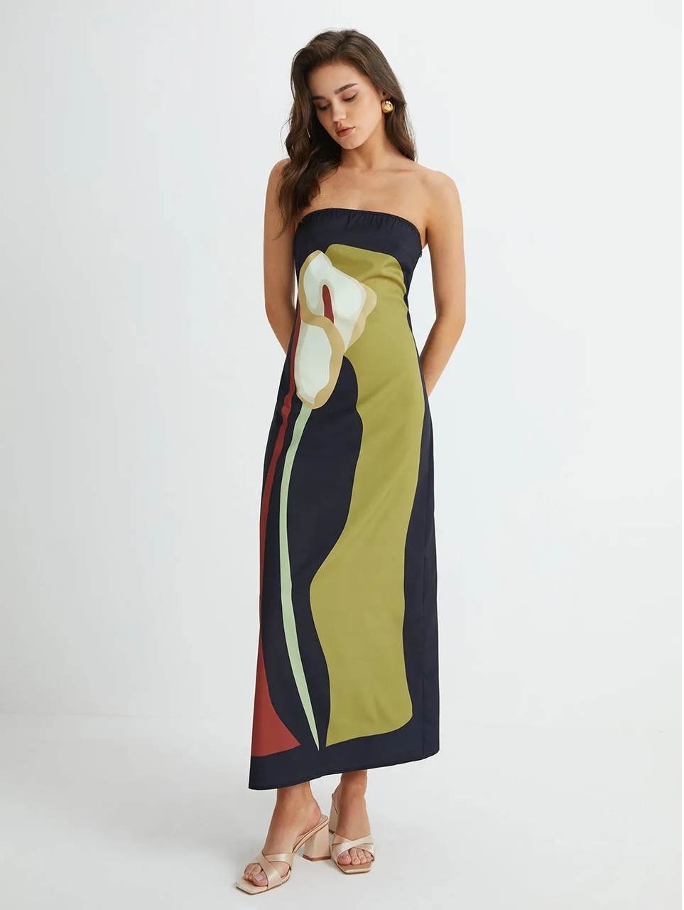 Harper | Rochie Maxi Fără Bretele
