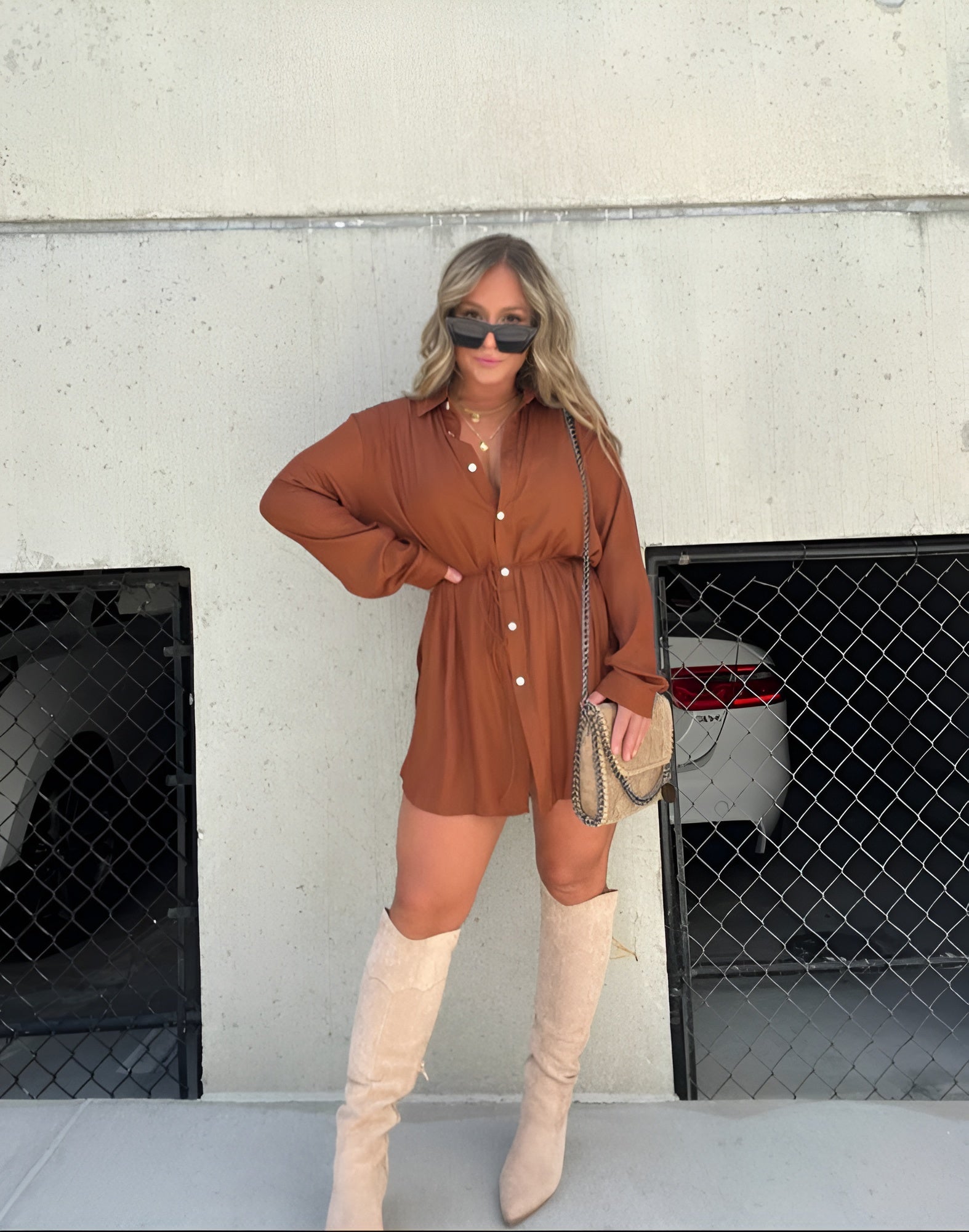 Lea™ | Rochie elegantă tip cămașă
