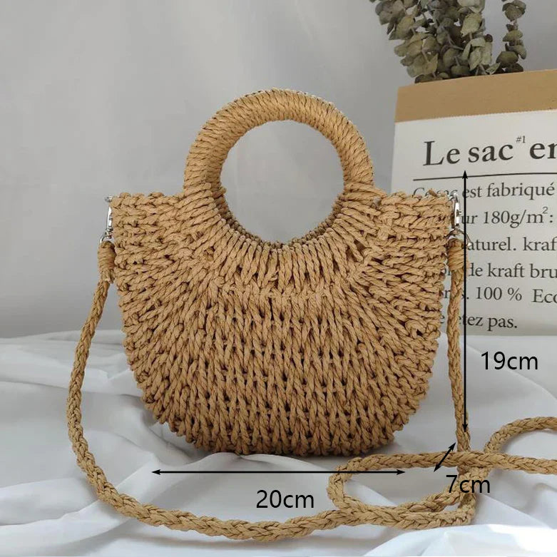 Geantă din stuf Linari - Eleganță Naturală