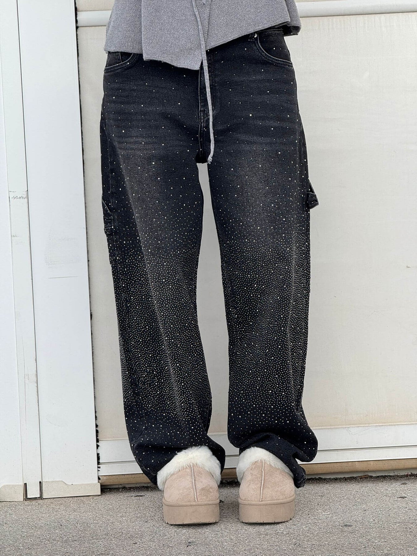 Luminile Nordului | Pantaloni Denim Carpenter Balloon