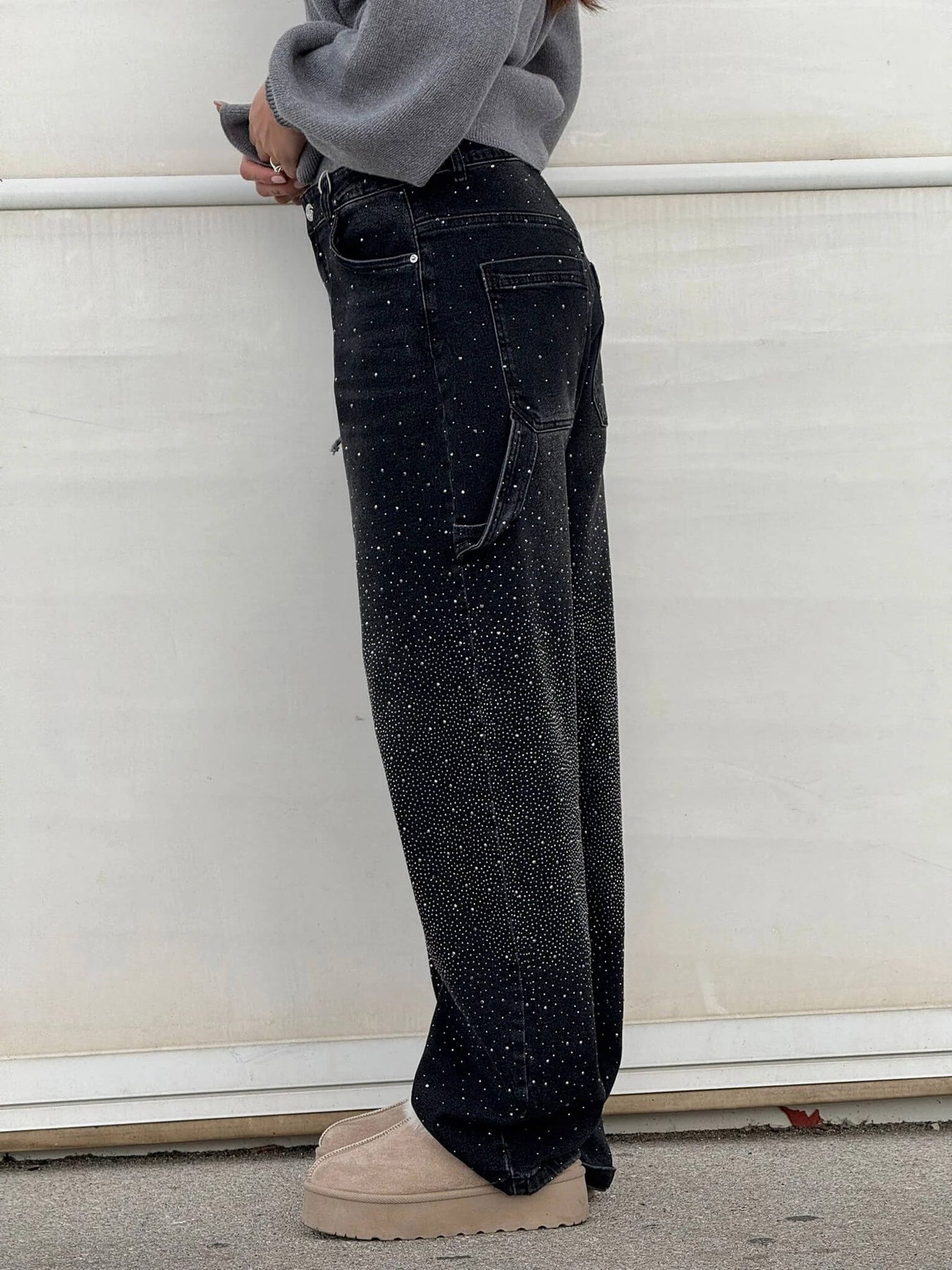 Luminile Nordului | Pantaloni Denim Carpenter Balloon
