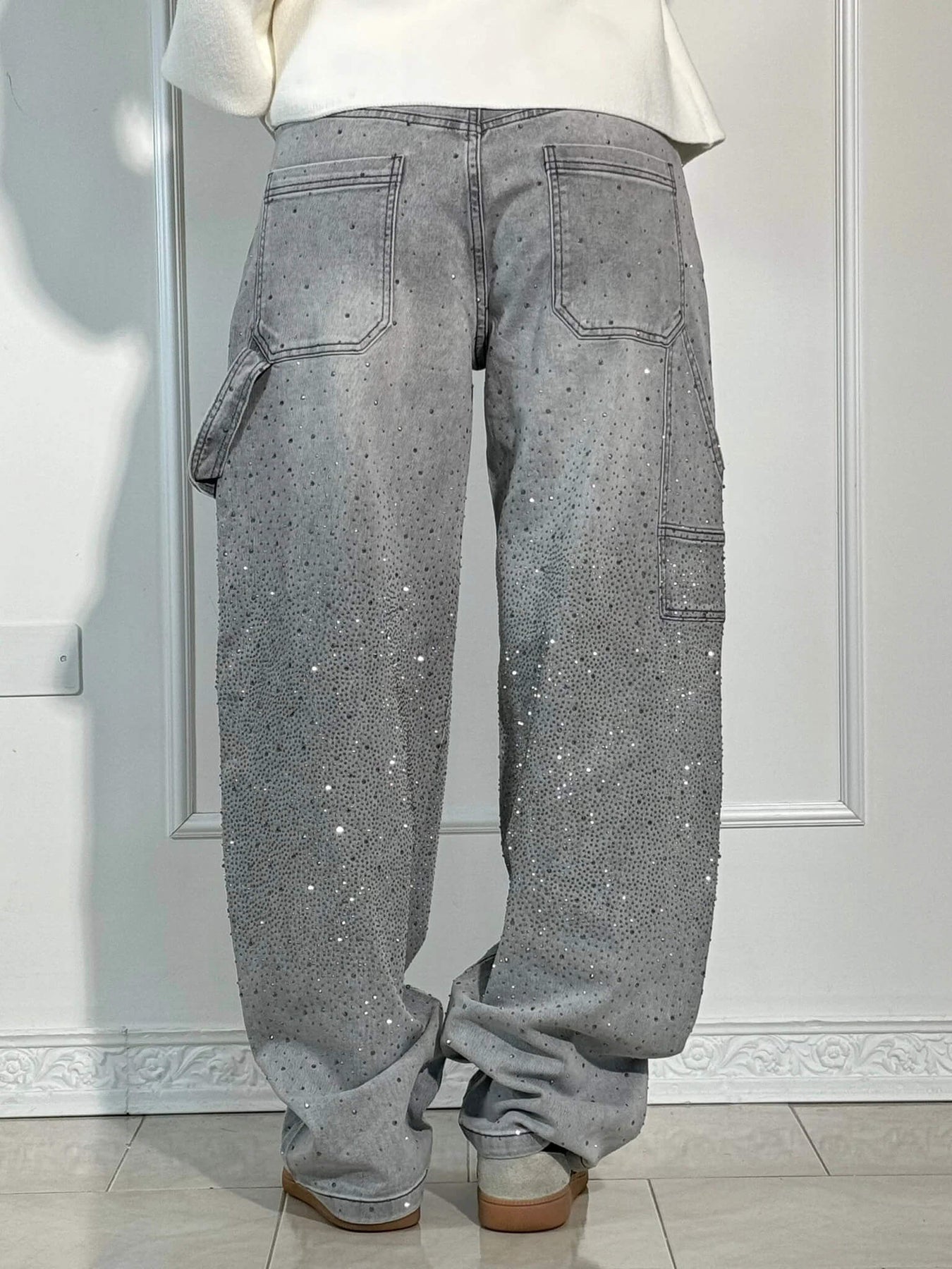 Luminile Nordului | Pantaloni Denim Carpenter Balloon