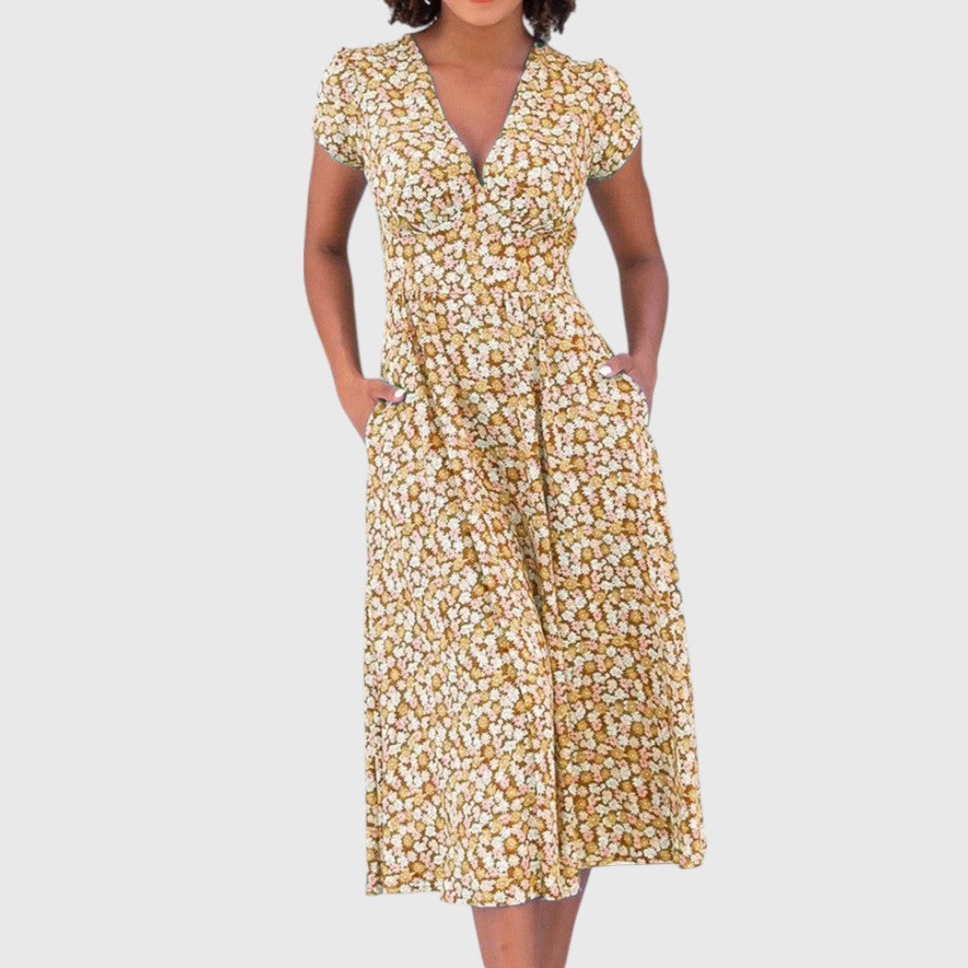 Kim - Rochie Midi Florală