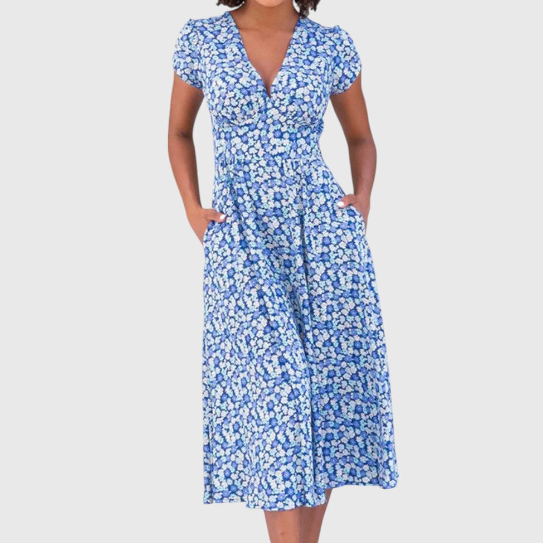 Kim - Rochie Midi Florală