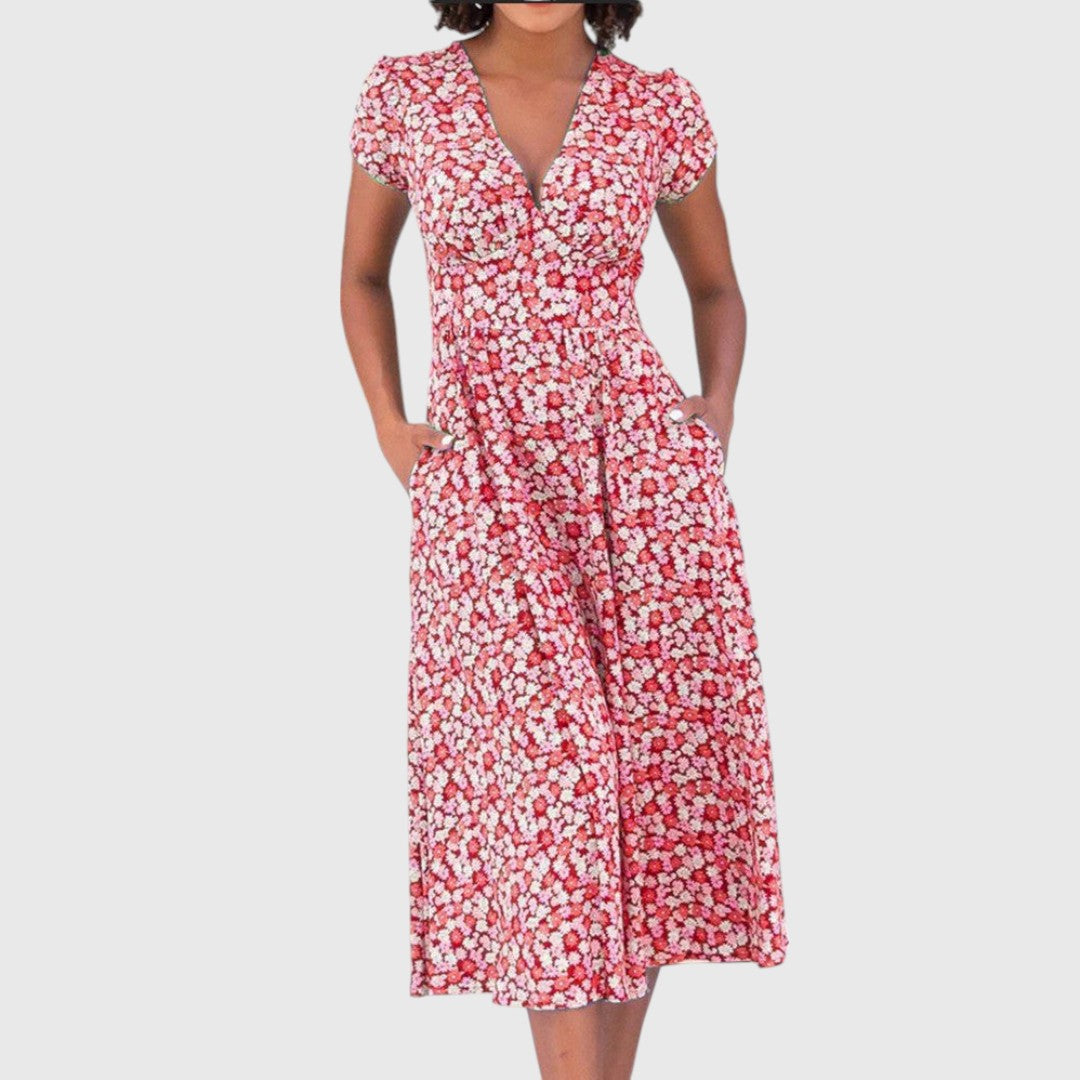Kim - Rochie Midi Florală