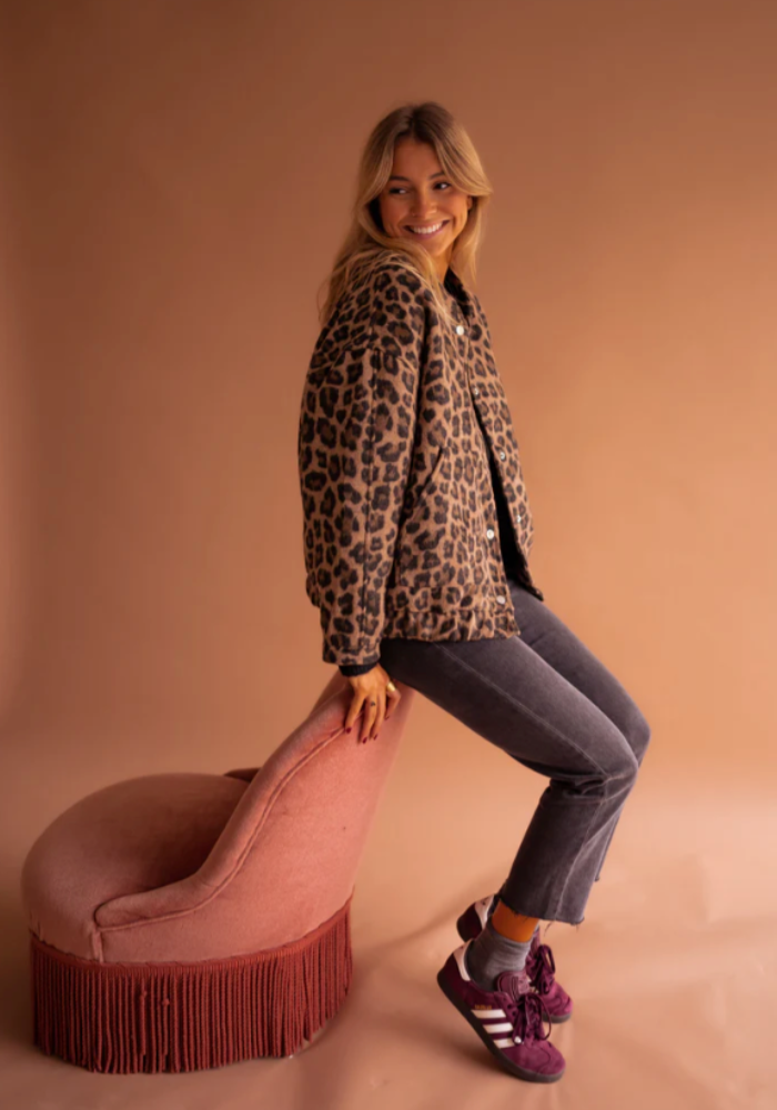 Leona | Geacă Bomber Leopard