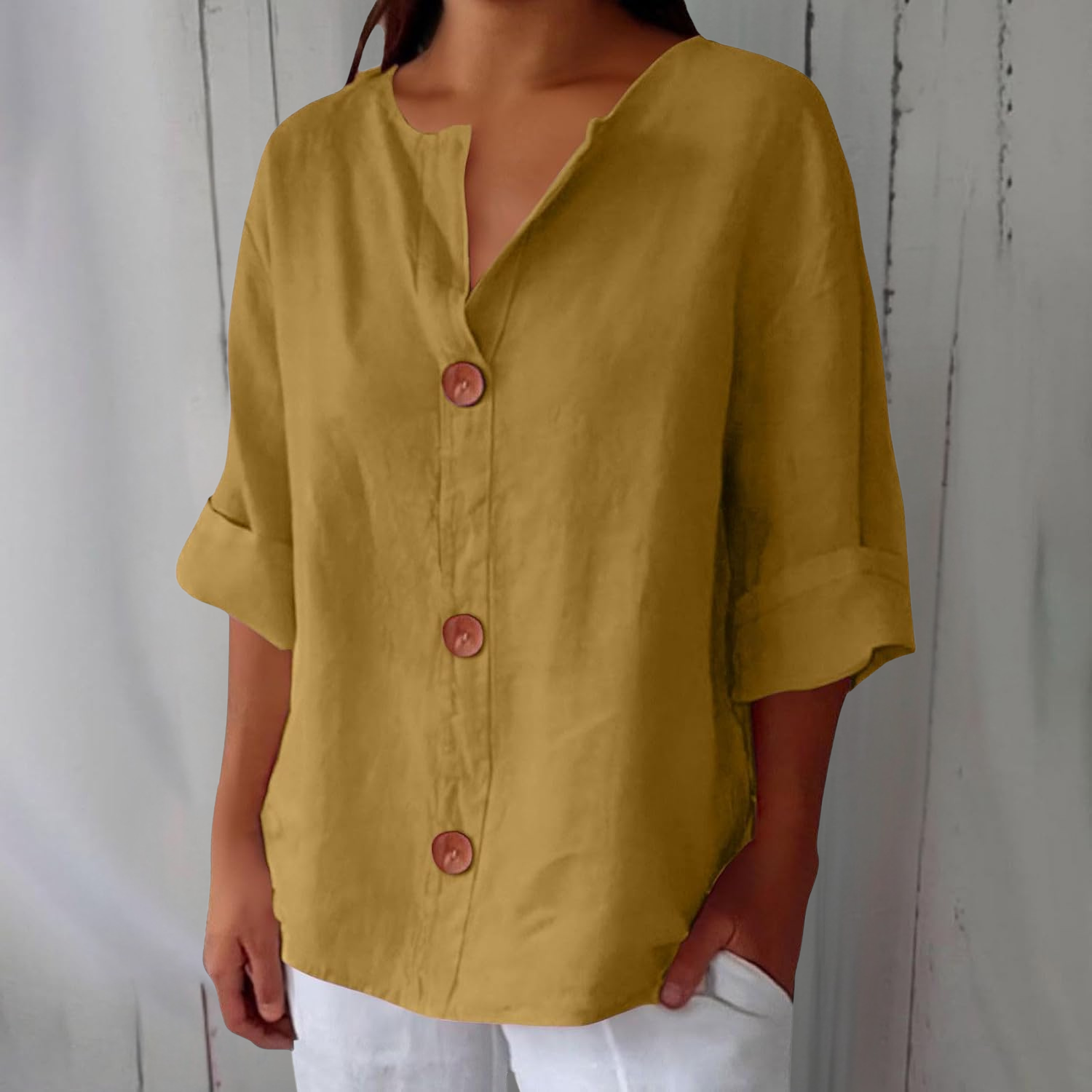 Noora™ | Bluză din in relaxată pentru eleganță atemporală