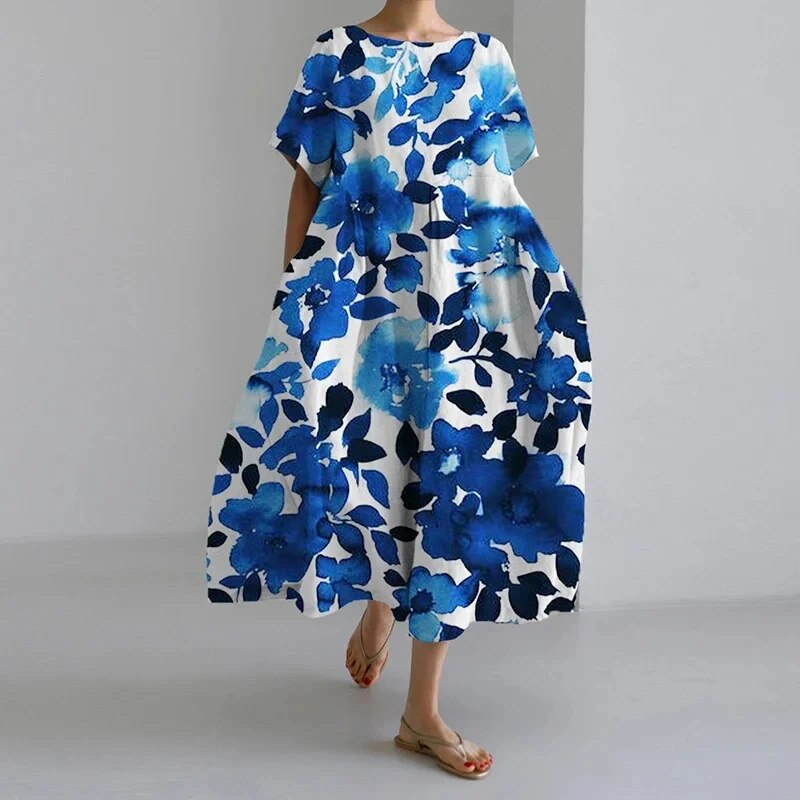 Flaurien – Rochie de vară damă, croială ajustată, material ușor și respirabil