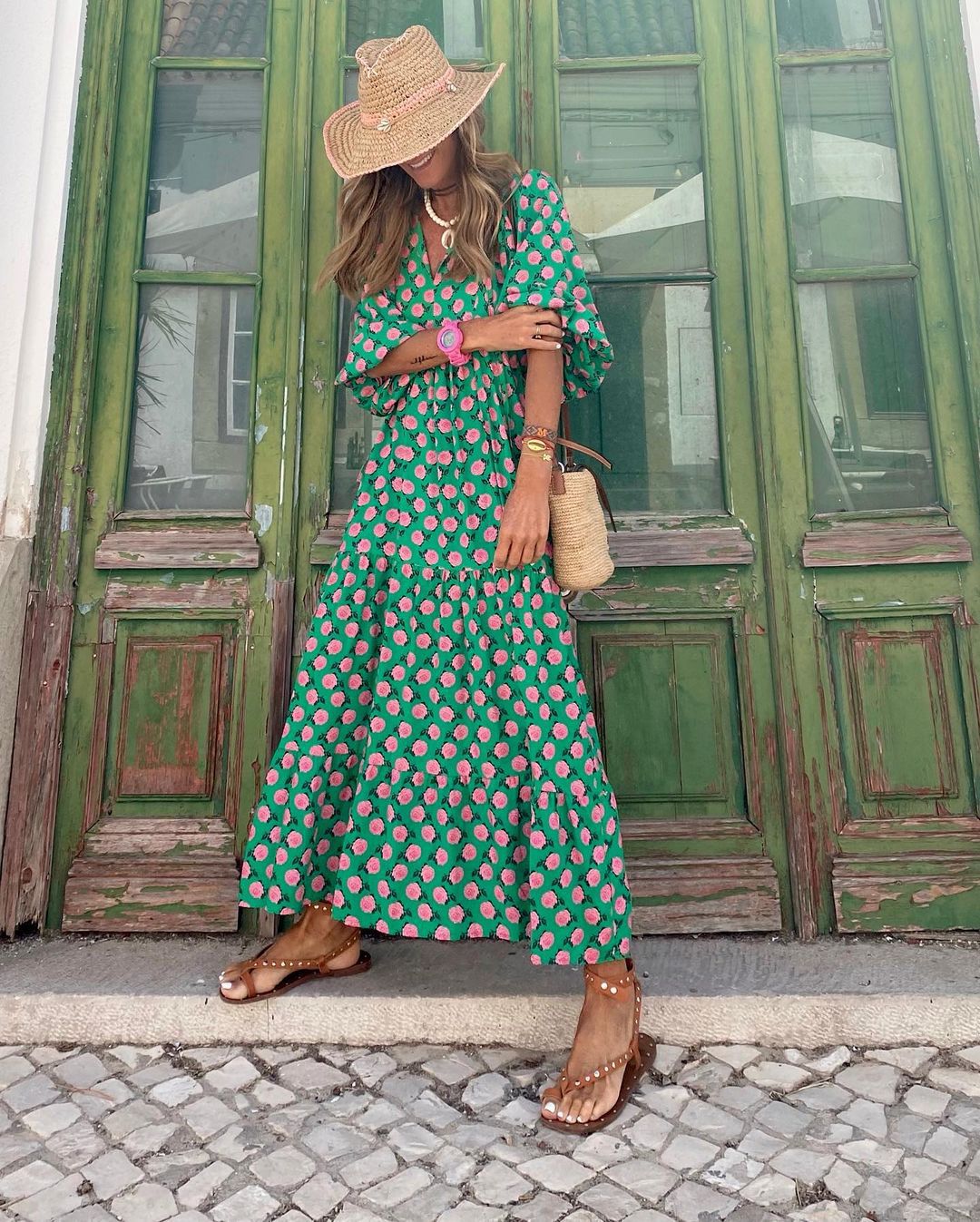 Sylvie – Rochie de Damă Lungă Boho Elegantă