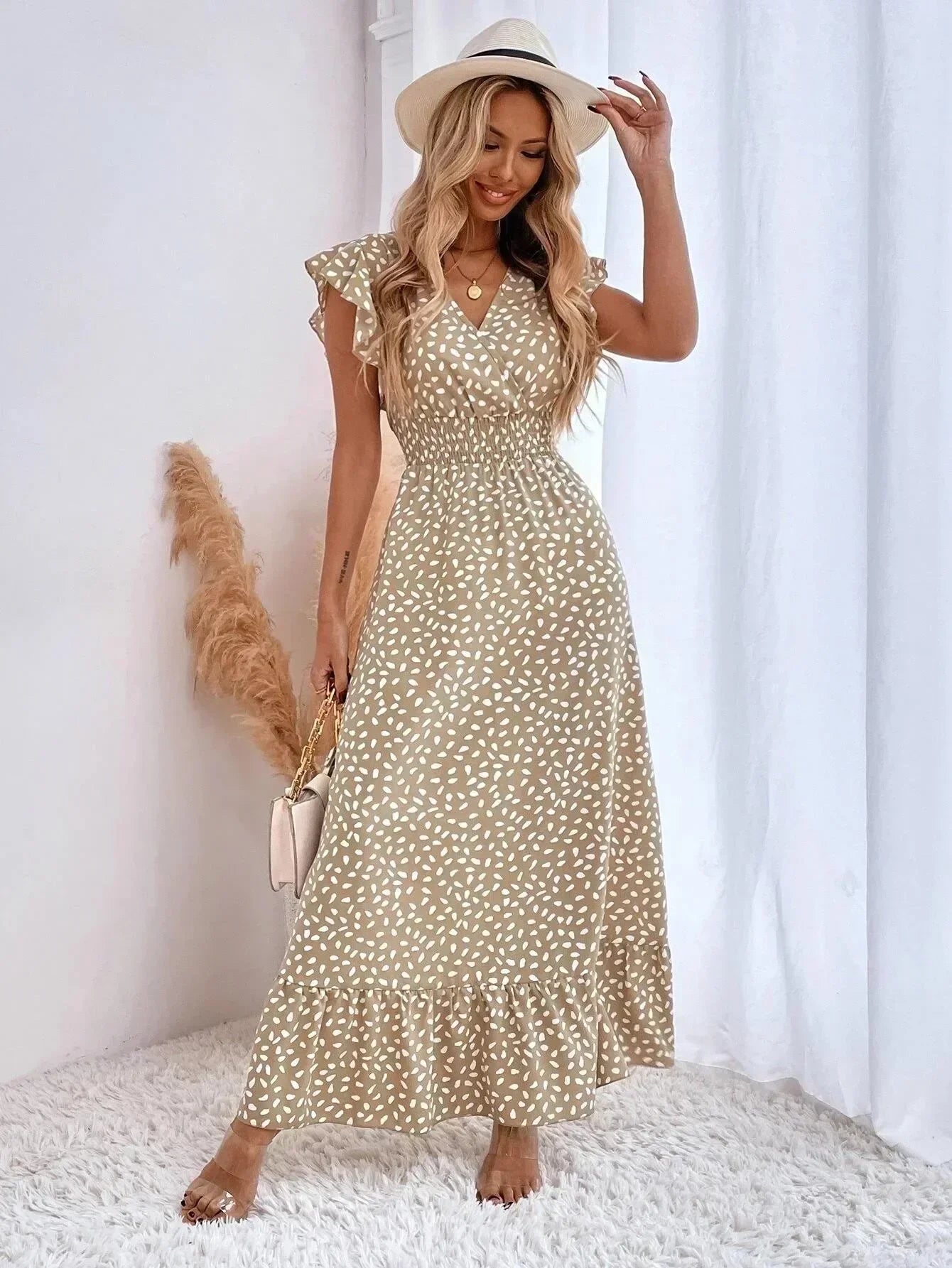 Elieshia – Rochie de Damă Elegantă de Vară cu Talie Accentuata