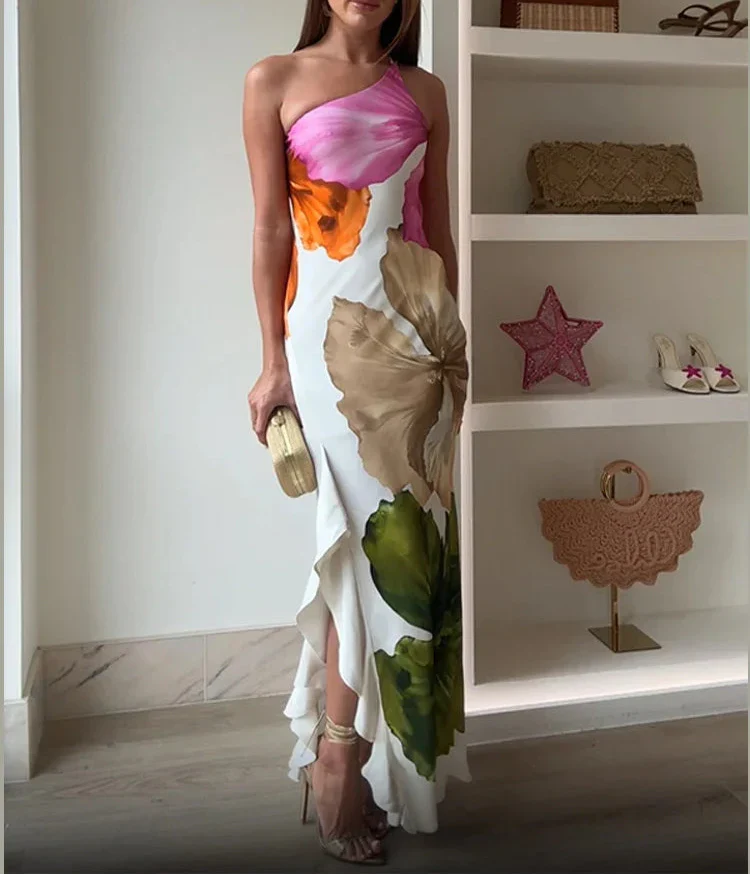 Rochia Maxi Elegantă Diana™ - Patchwork