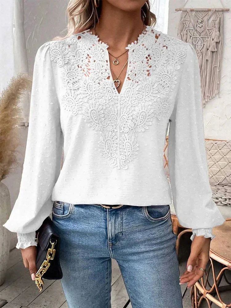 Charlene | Bluza Elegantă cu Detalii Distinse