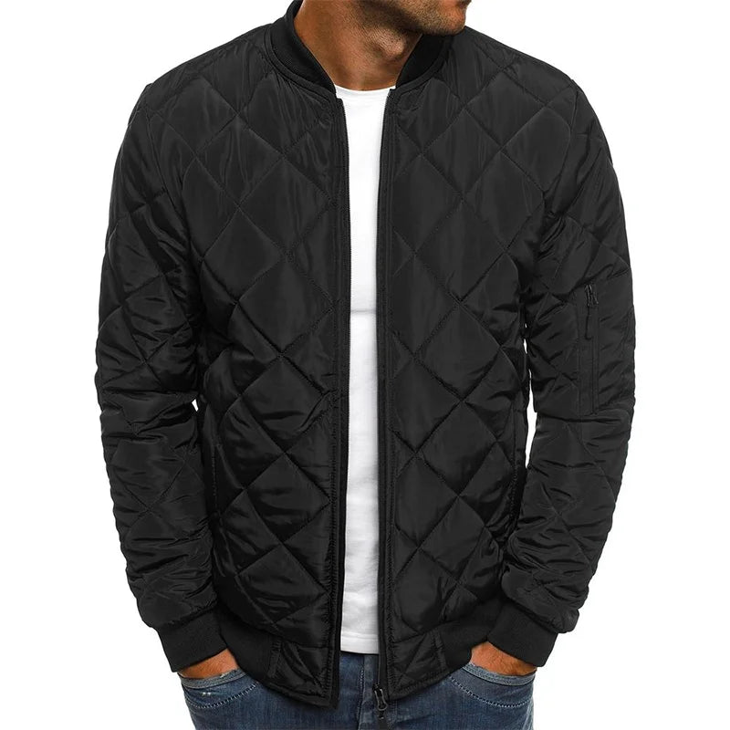 Ambrogio | Jachetă Casual Premium cu Model în Romb