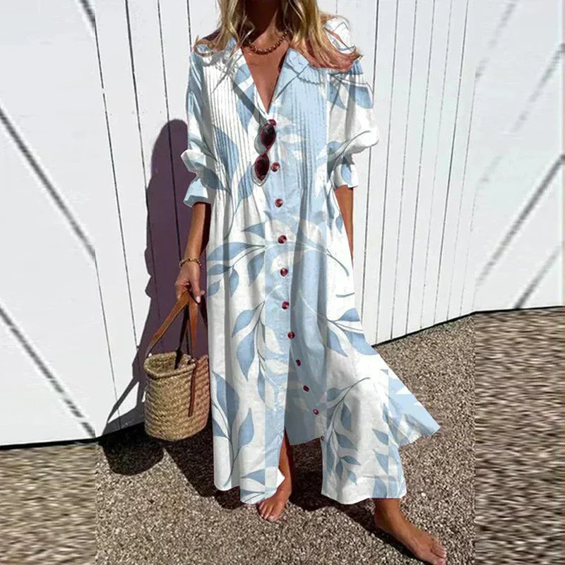 Livina – Rochie Damă Boho Lejeră din Material Respirabil de Vară