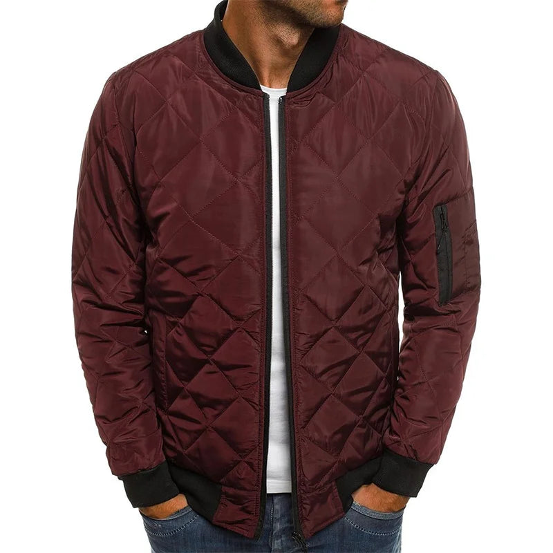 Ambrogio | Jachetă Casual Premium cu Model în Romb