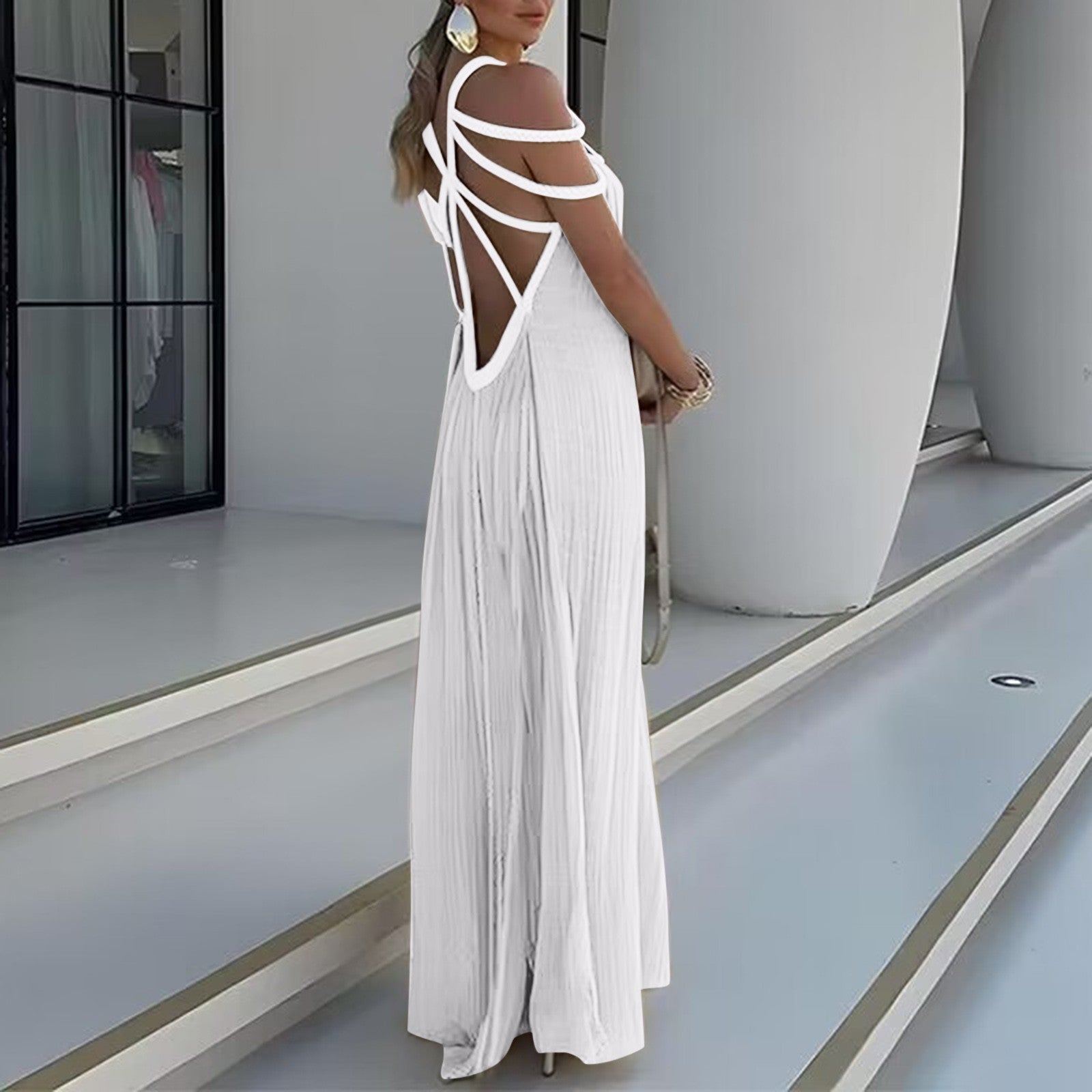 Laurana – Rochie Maxi Damă Elegantă cu Croi Fluid pentru Evenimente