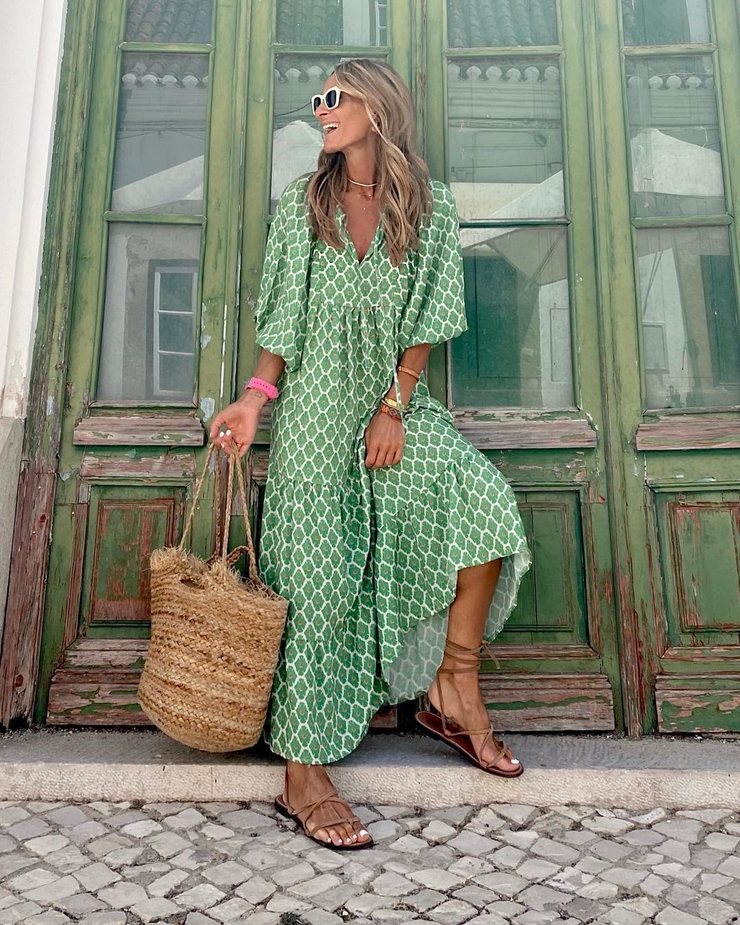Sylvie – Rochie de Damă Lungă Boho Elegantă