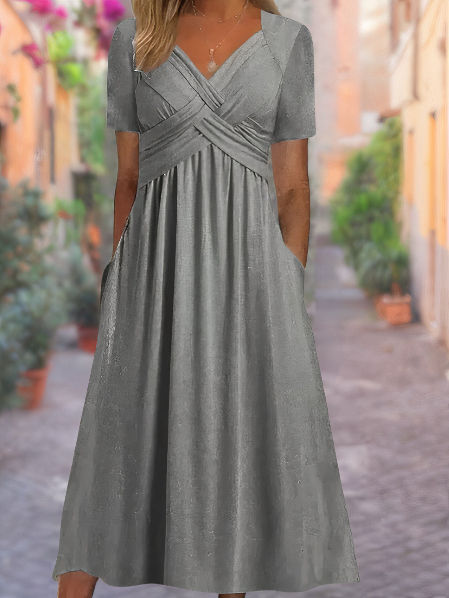 Aria | Rochie V-Neck Confortabilă