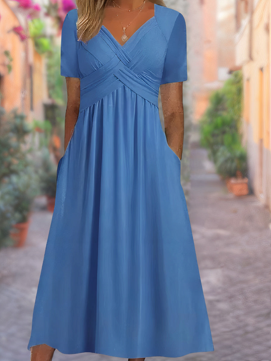 Aria | Rochie V-Neck Confortabilă