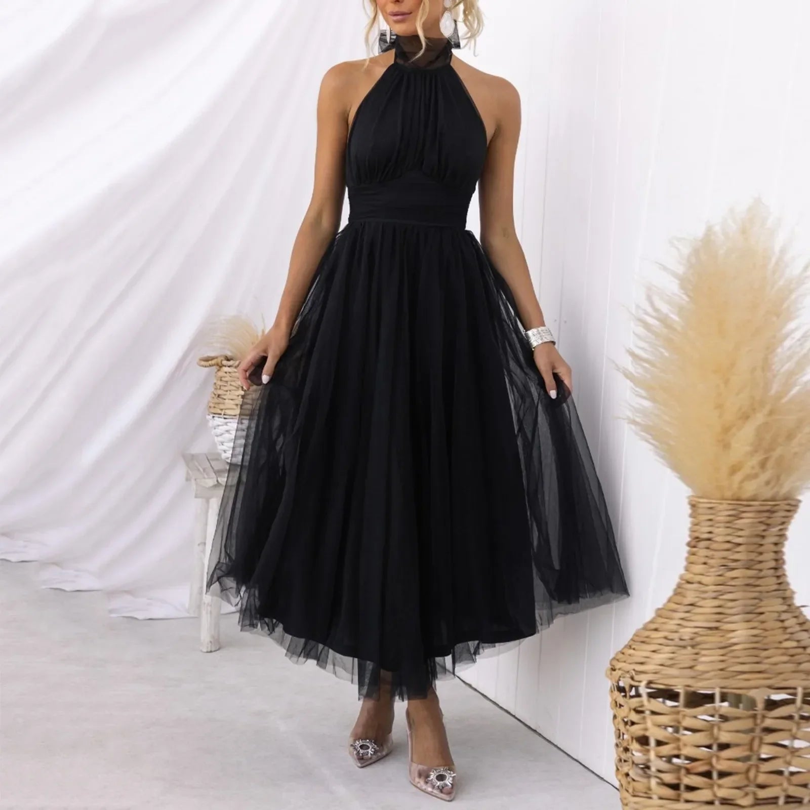 Coraline – Rochie de Damă Elegantă Fără Mâneci, Stil Modern