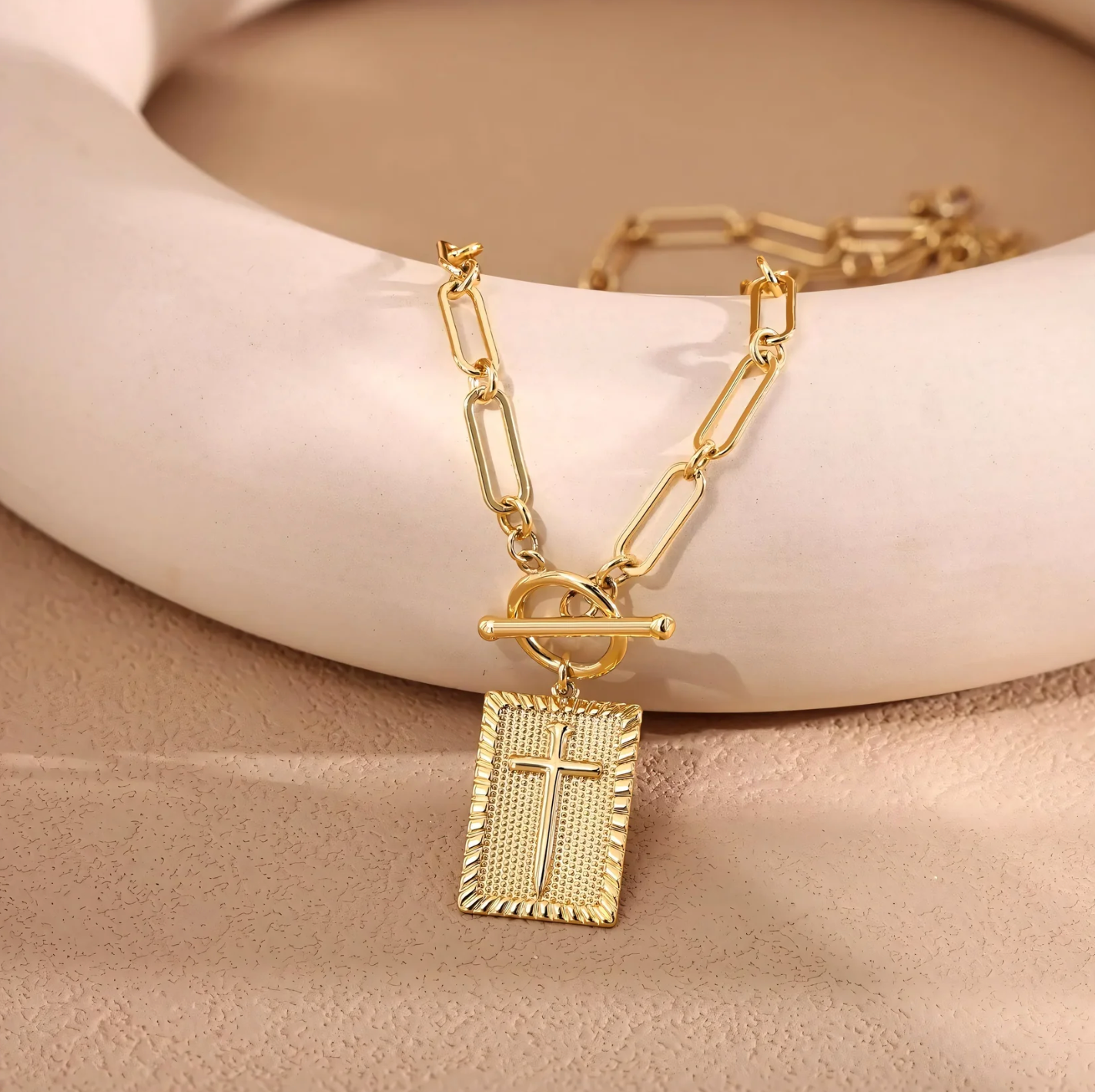 Colier Unic Elegant cu Cruce