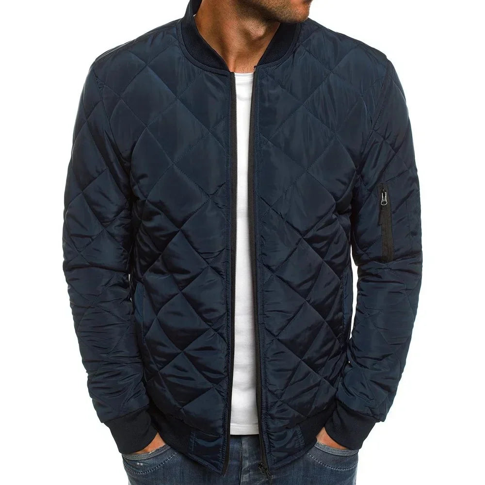Ambrogio | Jachetă Casual Premium cu Model în Romb
