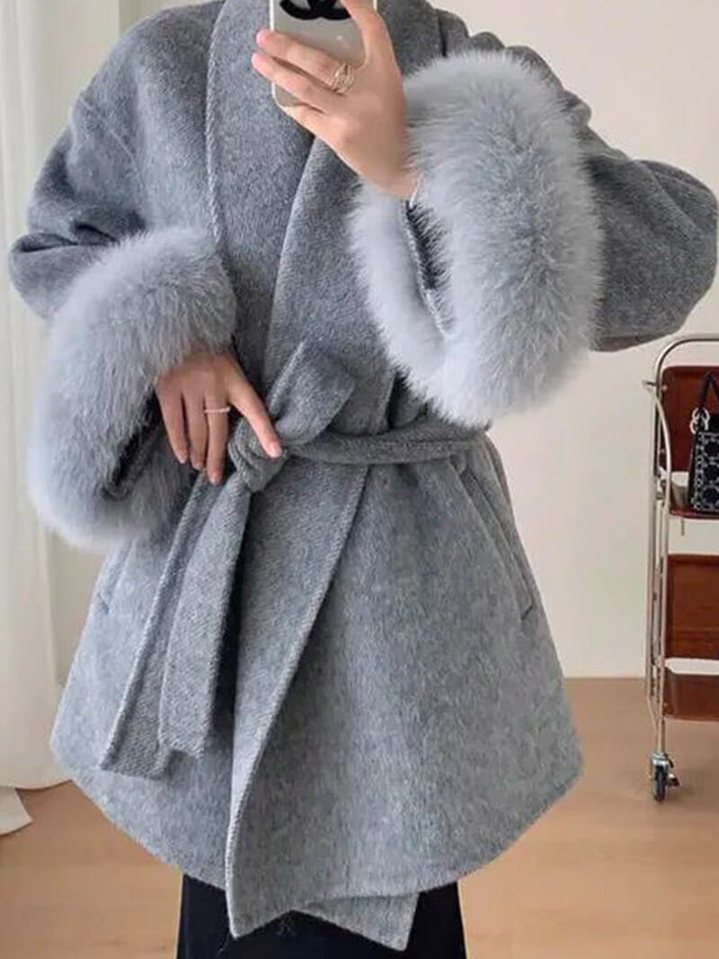 Grace – Palton de Damă Elegant din Blană Sintetică