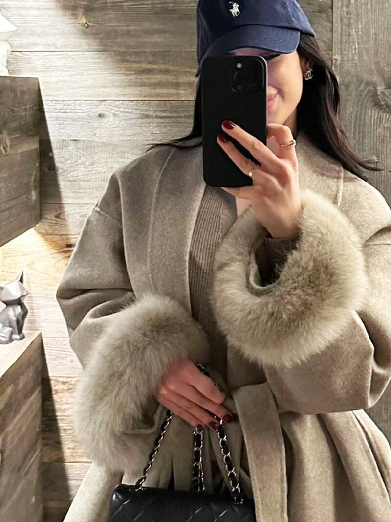 Grace – Palton de Damă Elegant din Blană Sintetică