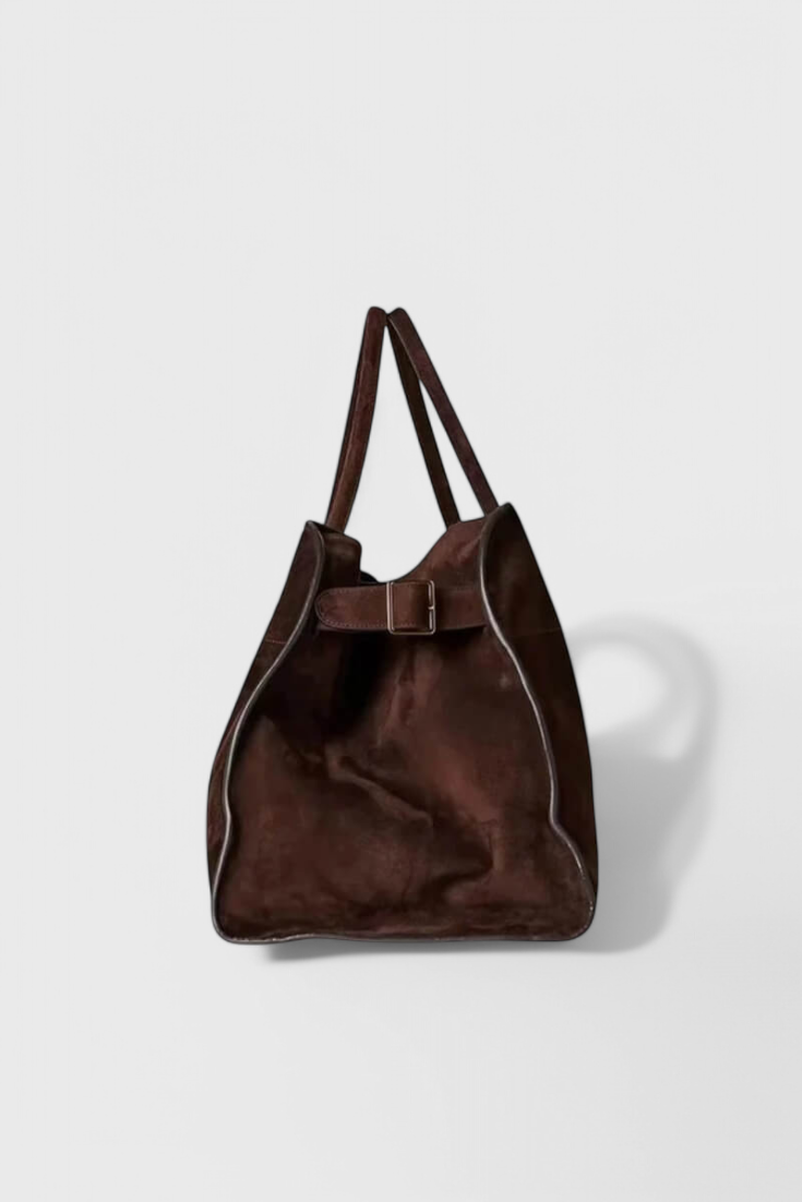 Harlow – Geantă Damă Suede Vegan cu Bretele Confortabile
