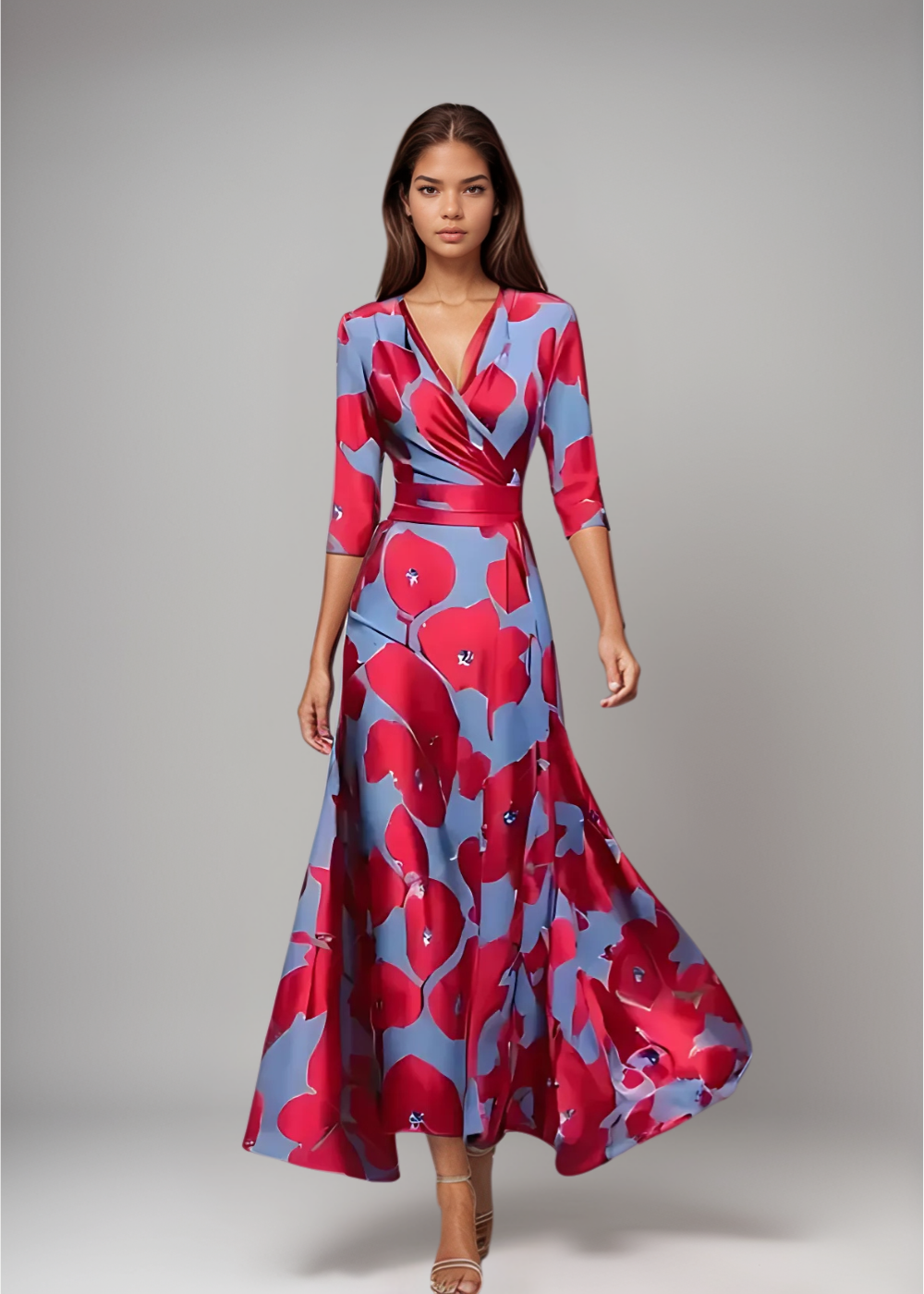 Ella™ | Rochie Maxi cu Siret