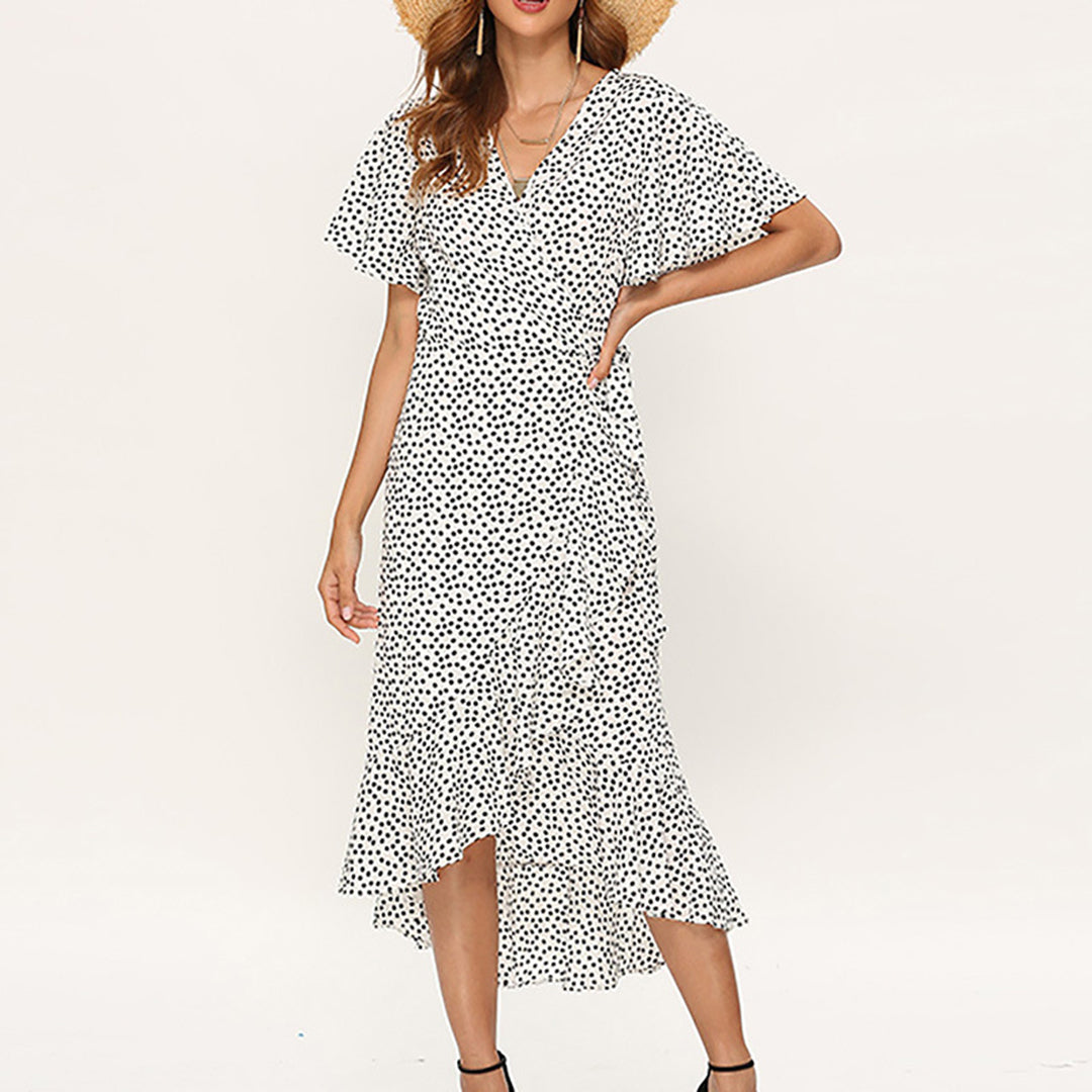 Liva – Rochie de Damă Wikkel Elegantă și Vaporoasă