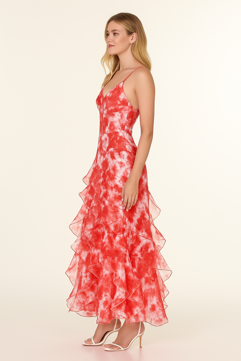 Fiona™ Rochie Florală cu Volane