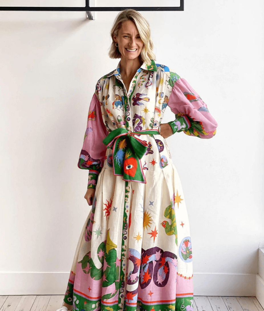 Dorthe – Rochie Maxi Elegantă de Damă Italiană