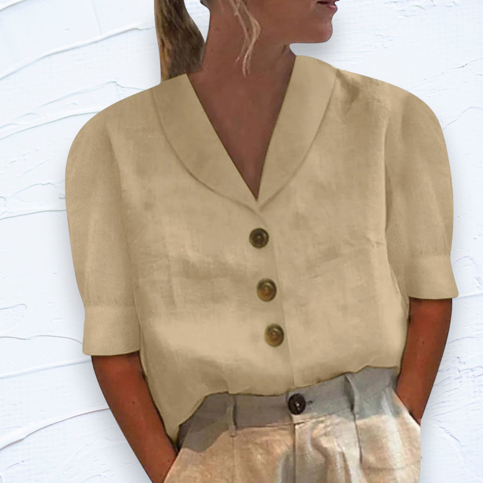 Brooke - Tricou de Bază din Bumbac pentru un Look de Zi cu Zi