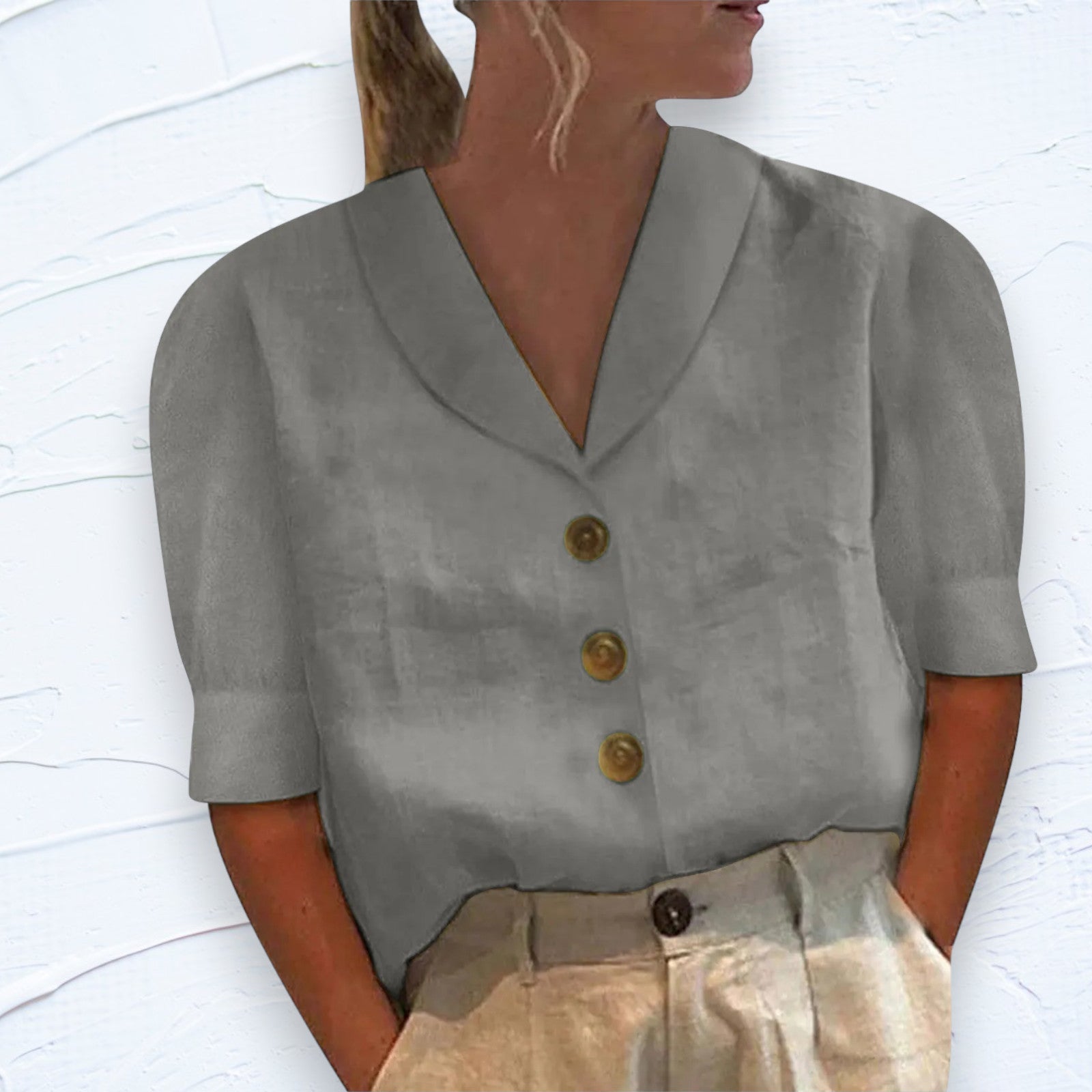 Brooke - Tricou de Bază din Bumbac pentru un Look de Zi cu Zi