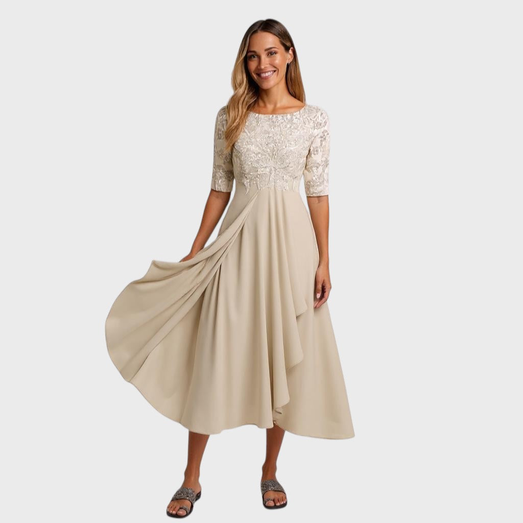Elisa - Rochie formală elegantă cu dantelă