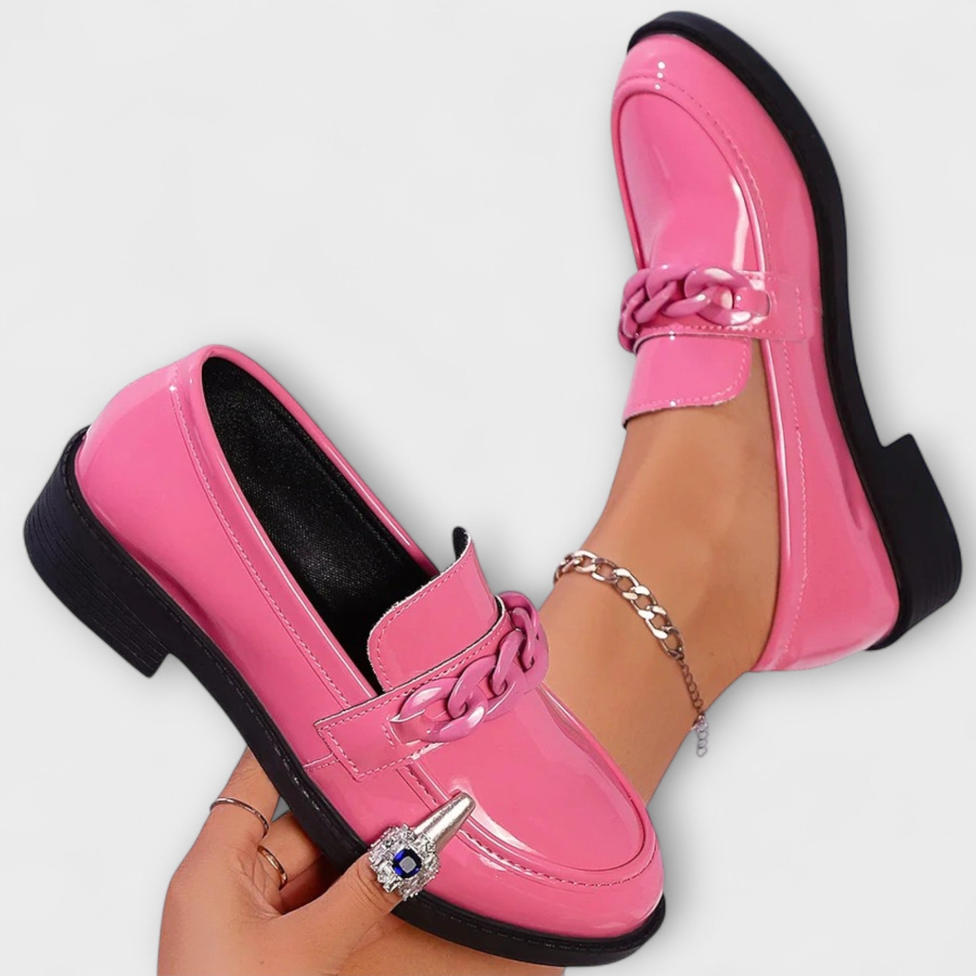 Lumi – Pantofi loafers rotunzi pentru adolescenți, formali și casual, pentru un stil stradal la modă și confortabil