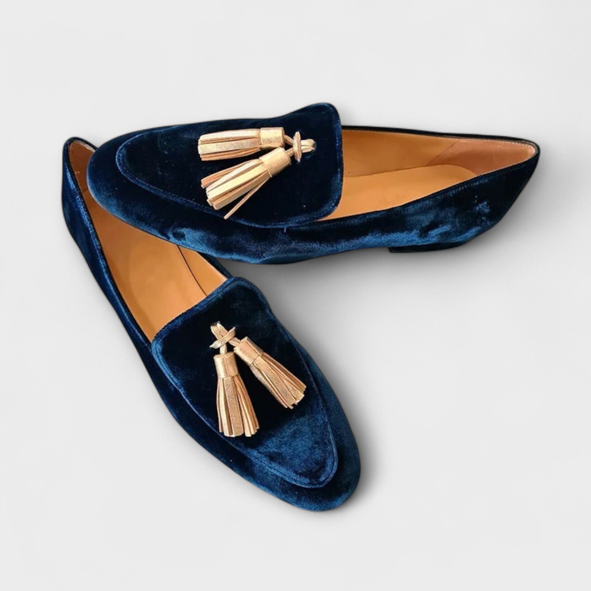 Quinnlyn – Pantofi Loafer Eleganți cu Pompone Retro pentru Damă