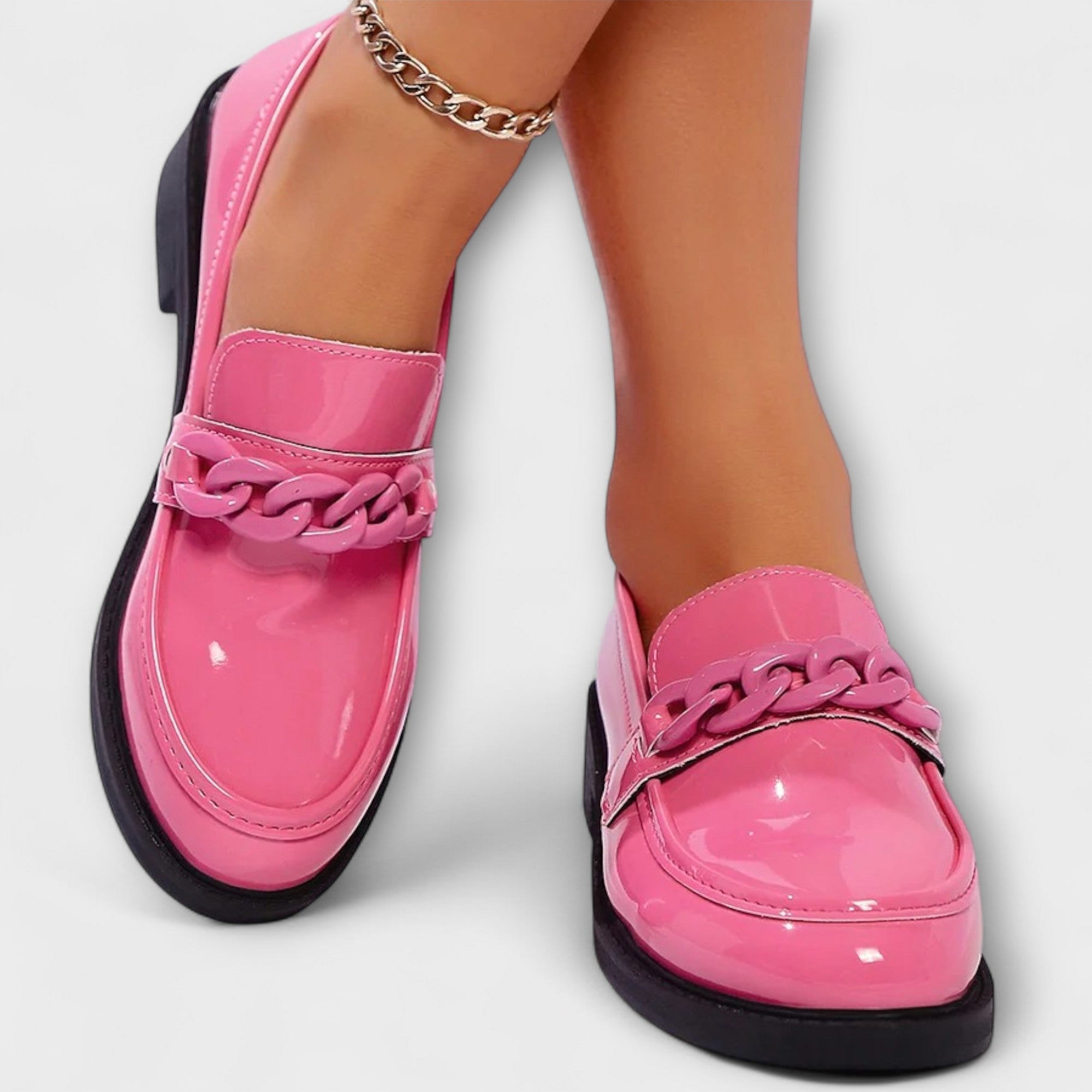 Lumi – Pantofi loafers rotunzi pentru adolescenți, formali și casual, pentru un stil stradal la modă și confortabil