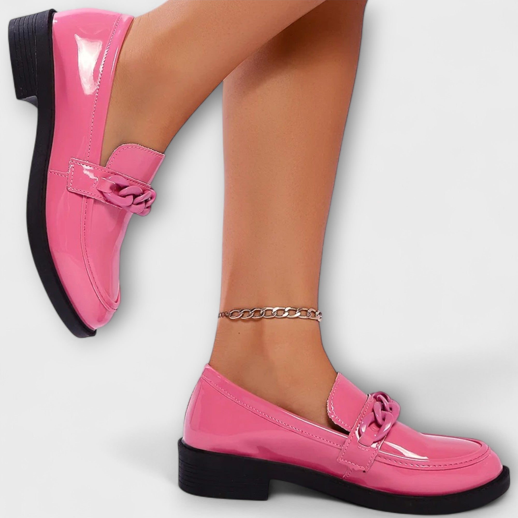Lumi – Pantofi loafers rotunzi pentru adolescenți, formali și casual, pentru un stil stradal la modă și confortabil
