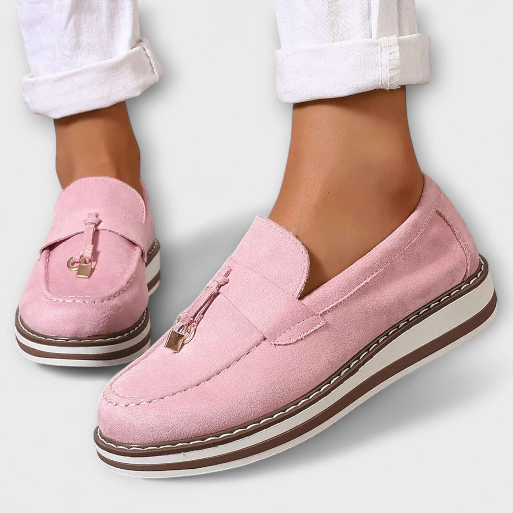 Halo – Mocasini de Damă Eleganți Casual cu Vârf Rotund