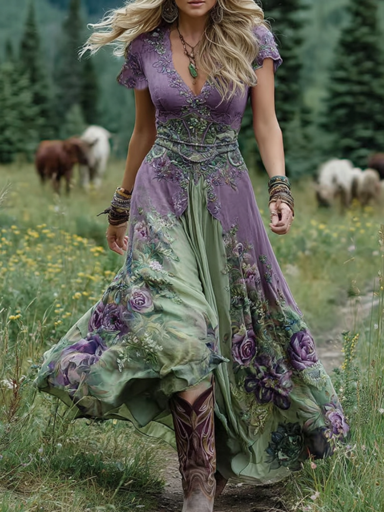 Isla Grace | Rochie Maxi Brodată