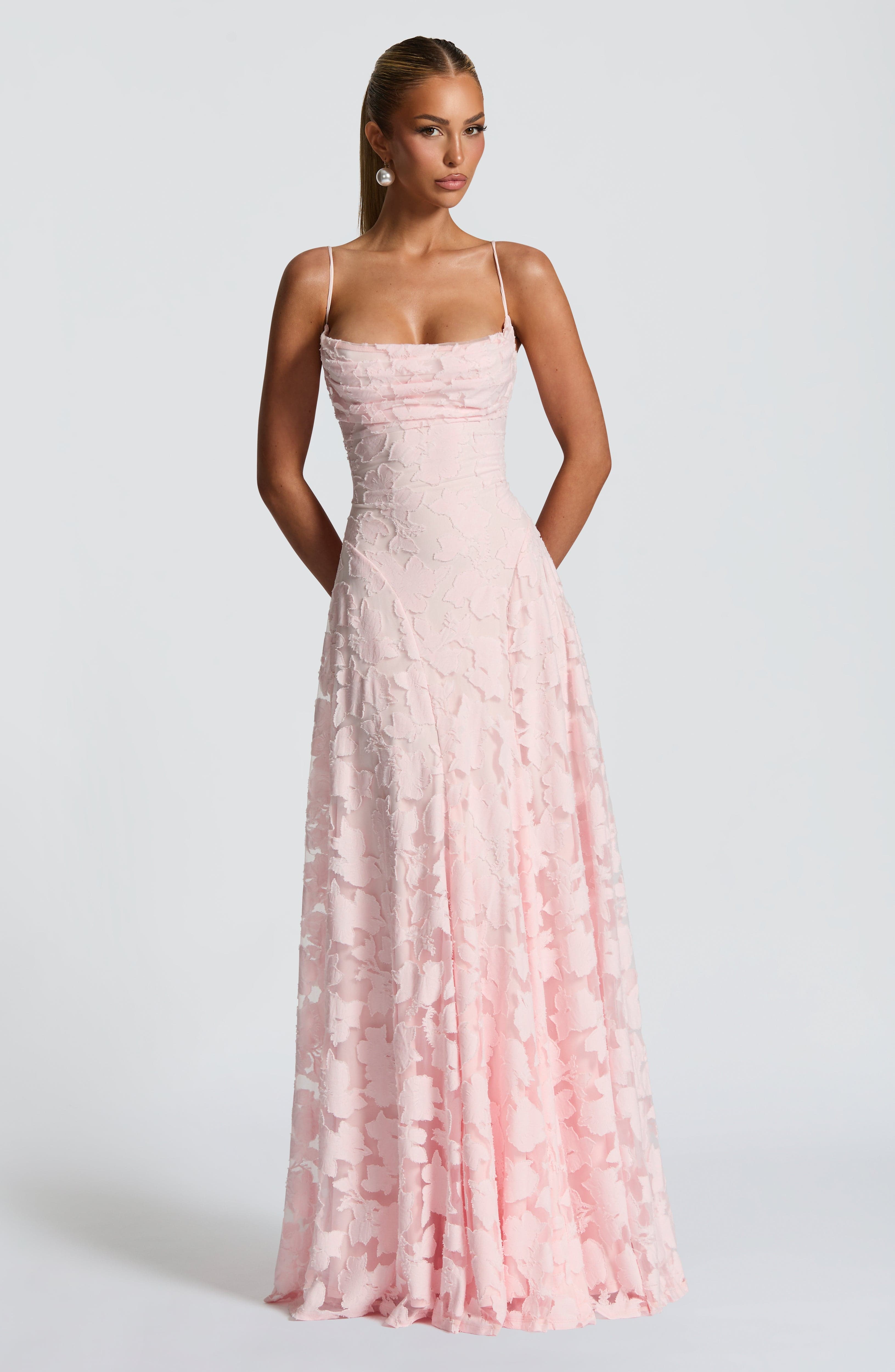 Francisa – Rochie Maxi de Damă cu Corset din Dantelă Elegant